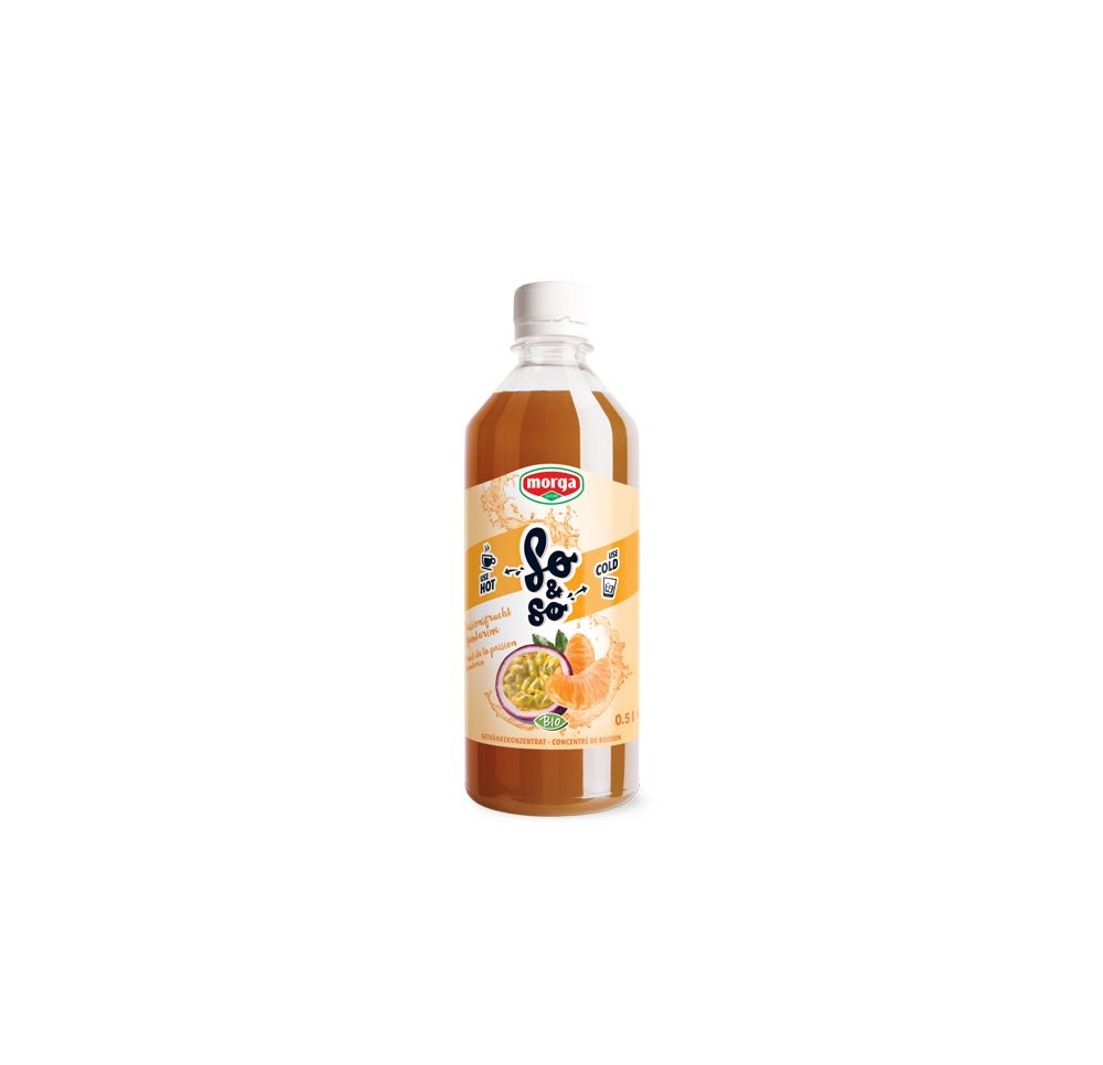 SO&SO Fruit passion-mandarine conc bio fl 5 dl SO&SO Fruit passion-mandarine conc bio fl 5 dl