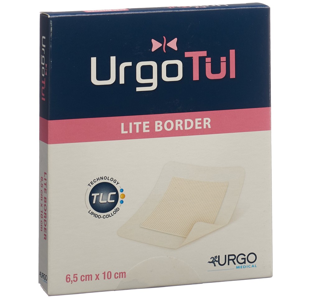 URGOTÜL lite border pansement vuln 6.5x10cm 10 pce