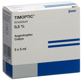 TIMOPTIC gtt opht 0.5 % 3 fl 5 ml