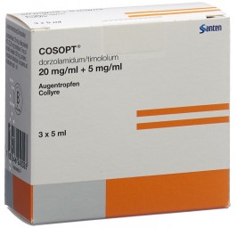 COSOPT gtt opht stérile 3 fl 5 ml