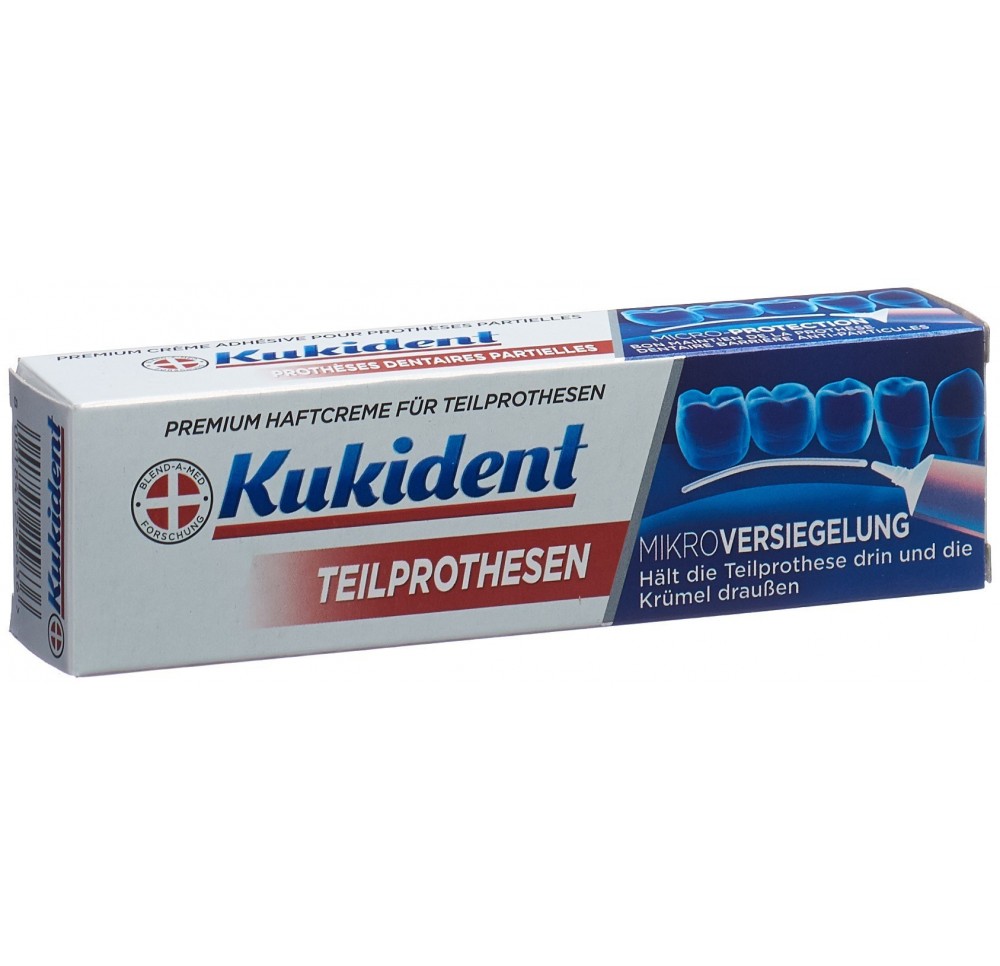 KUKIDENT crème adhésive prothèse partielle 40 g