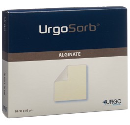 URGOSORB compresse alginat calcium 10x10cm 10 pce