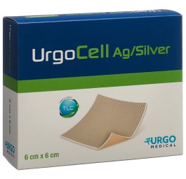 URGOCELL silver pansement vulnéraire 6x6cm 10 pce