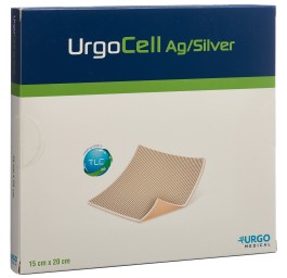 URGOCELL silver pansement vulnéraire 15x20cm 5 pce