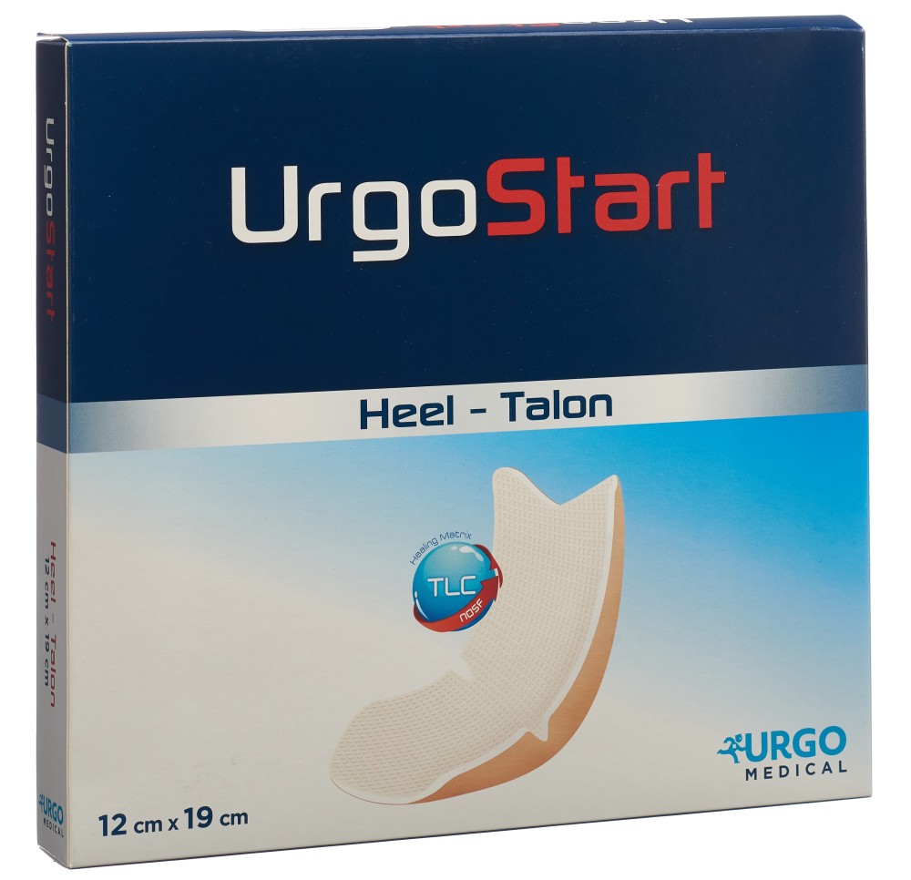 URGOSTART heel pansement vulnéraire 12x19cm 5 pce