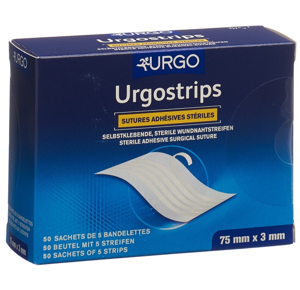 URGOSTRIPS bandelettes 75x3mm 50 x 5 pce