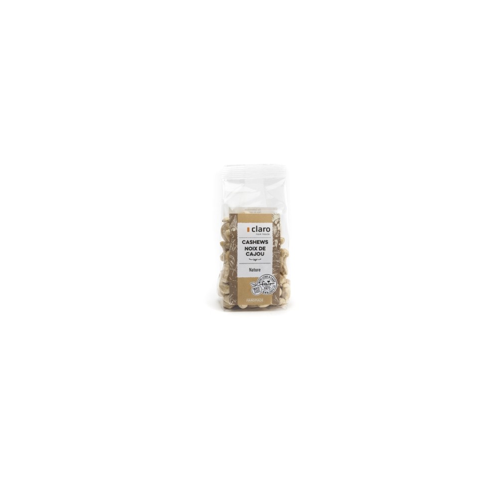 CLARO noix de cajou nature fairtr bio sach 120 g