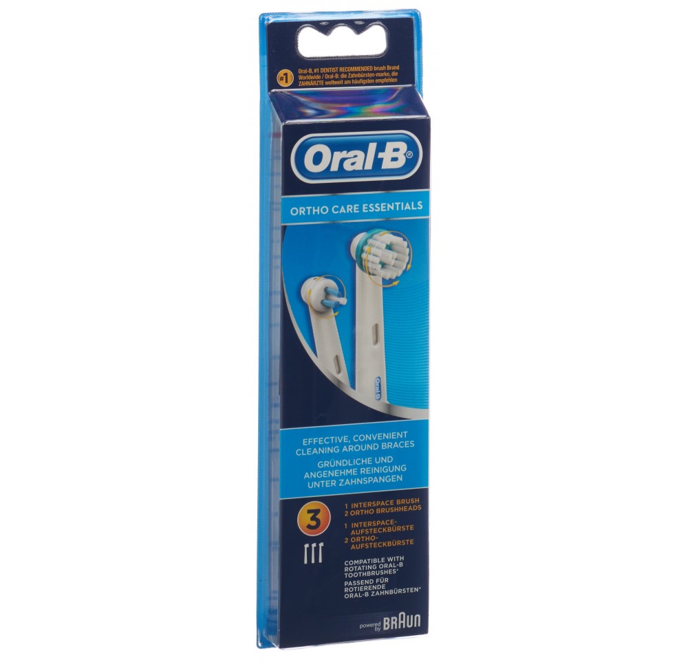 ORAL-B brosses rechange Ortho Care Essen Kit 3 pce