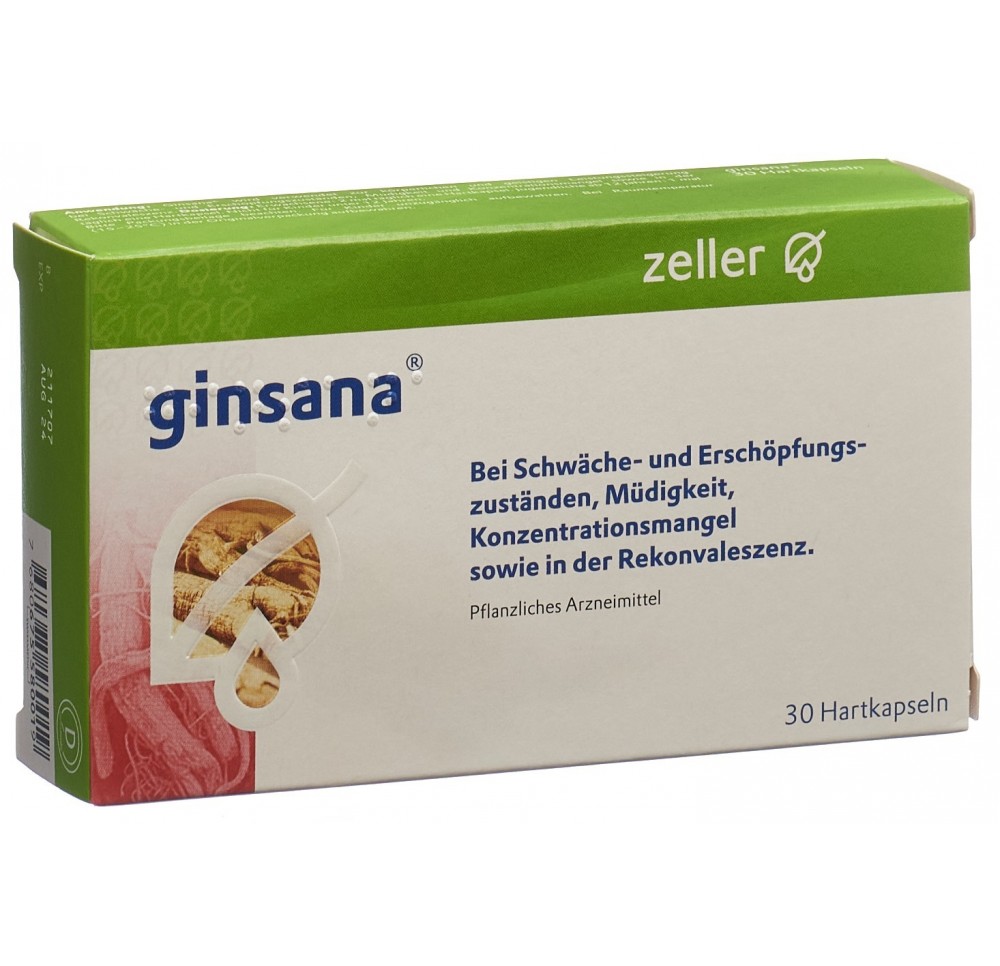 GINSANA capsules dures 30 pce