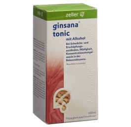 GINSANA Tonic avec alcool fl 250 ml