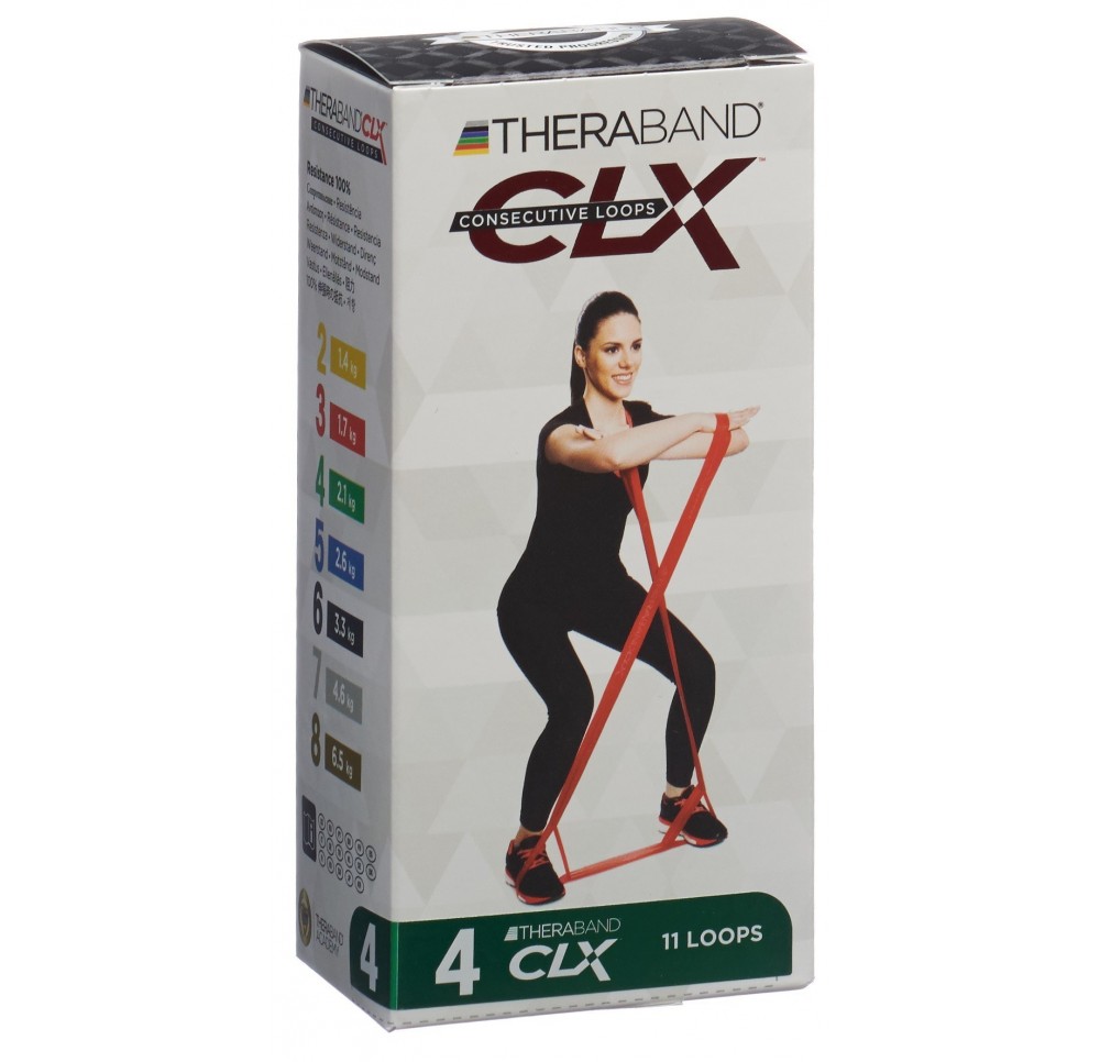 THERA BAND CLX11 Loops 2.1kg grün stark