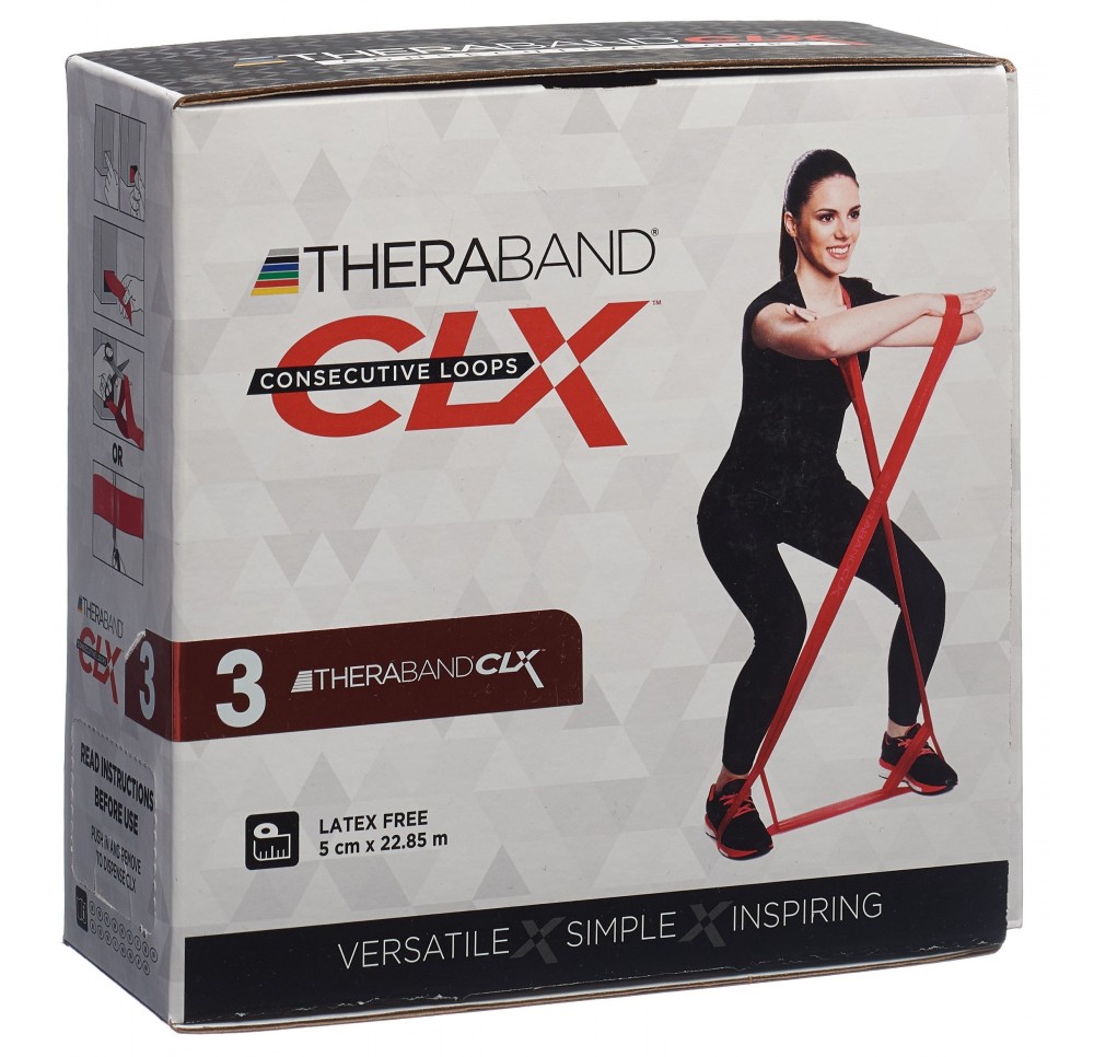 THERA BAND CLX22M Loops 1.7kg rot mittelstark