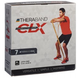 THERA BAND CLX22M Loops 4.6kg silber superstark