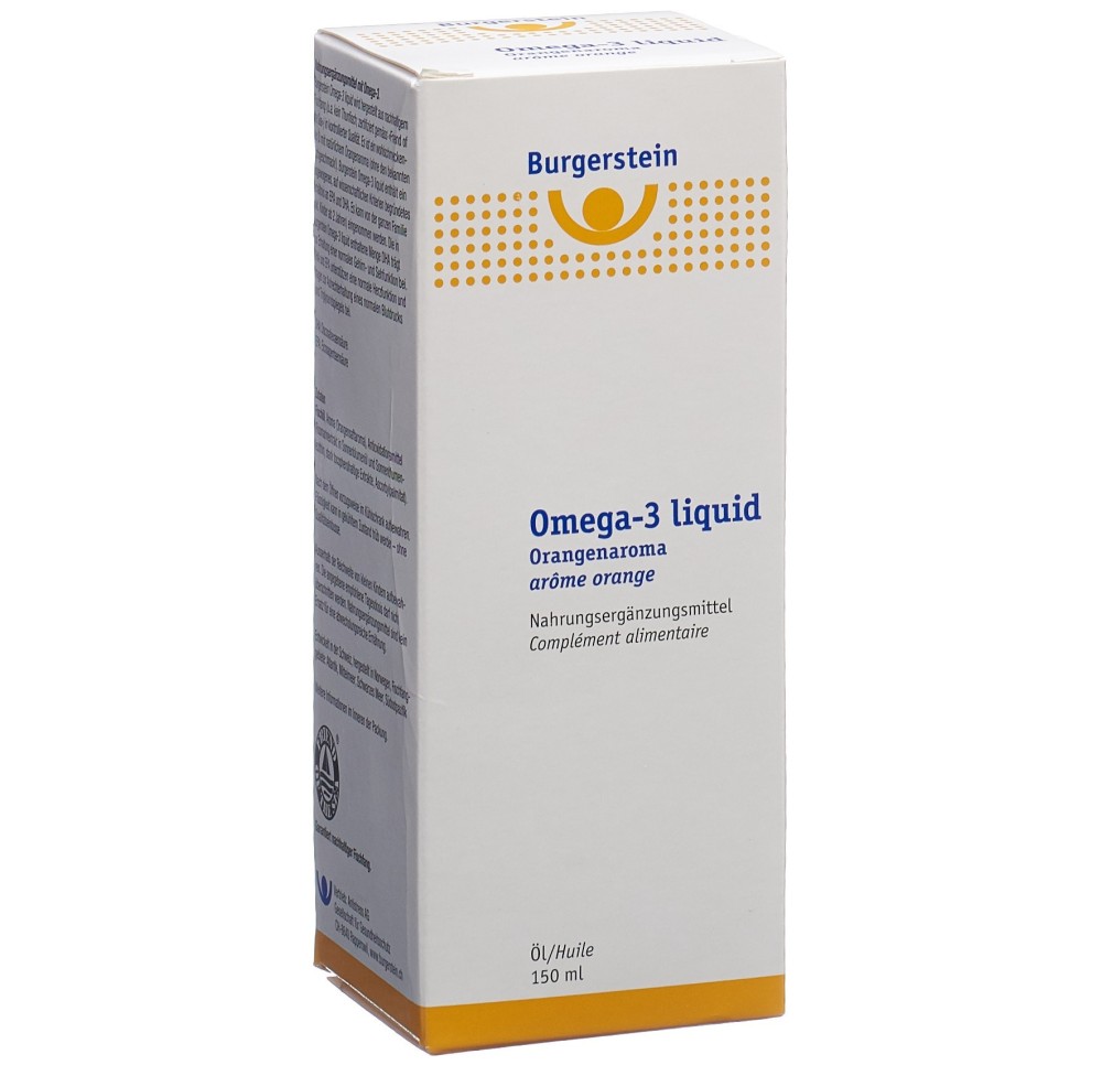BURGERSTEIN Omega-3 liquid fl 150 ml BURGERSTEIN Omega-3 liquid fl 150 ml