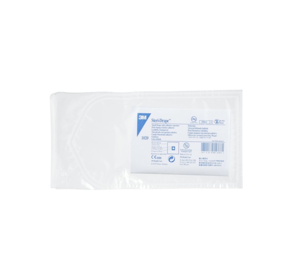 3M STERI DRAPE champ tr 40x40cm trans a adh 10 pce