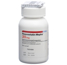 ROSUVASTATIN Mepha cpr pell 20 mg bte 100 pce