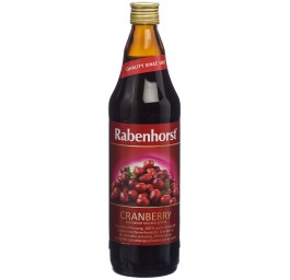 RABENHORST jus pur de cranberry fl 750 ml