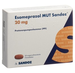 ESOMEPRAZOLE MUT Sandoz cpr pell 20 mg 28 pce