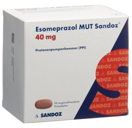 ESOMEPRAZOLE MUT Sandoz cpr pell 40 mg 98 pce