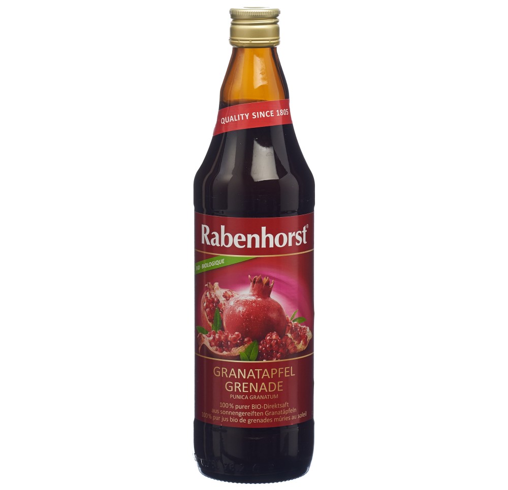 RABENHORST jus de grenade pure bio fl 7.5 dl RABENHORST jus de grenade pure bio fl 7.5 dl