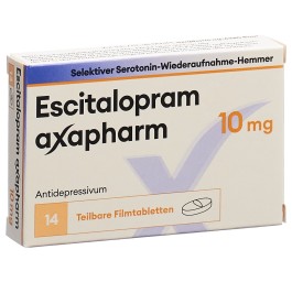 ESCITALOPRAM axapharm cpr pell 10 mg 14 pce
