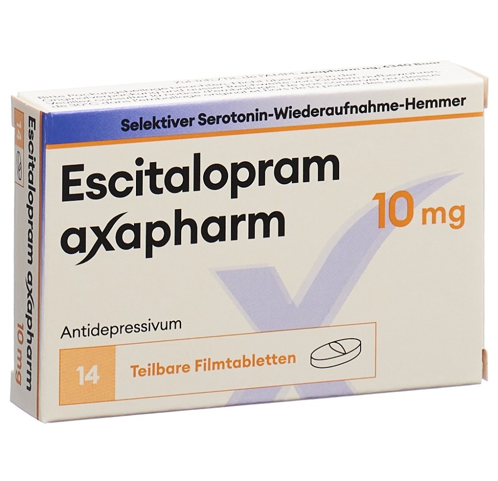 ESCITALOPRAM axapharm cpr pell 10 mg 14 pce