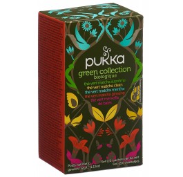 PUKKA Green Collection Thé Bio FE sach 20 pce