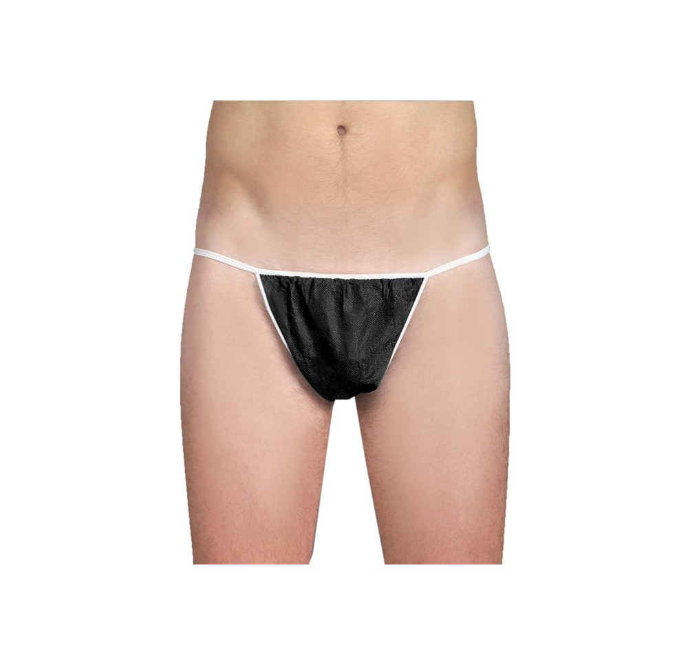 KELLNESS tanga non-tissé homme noir 100 pce