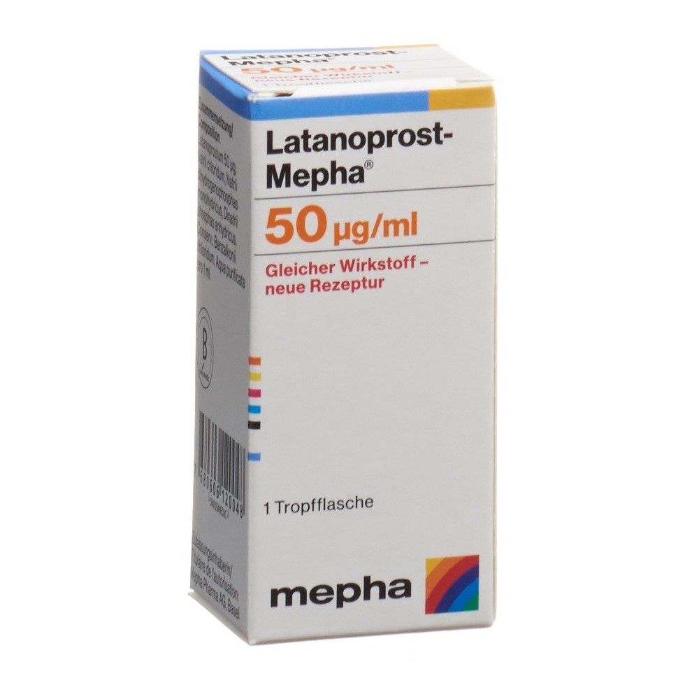 LATANOPROST Mepha gtt opht 50 mcg/ml fl 2.5 ml LATANOPROST Mepha gtt opht 50 mcg/ml fl 2.5 ml