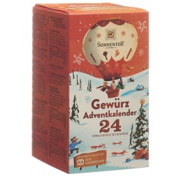 SONNENTOR Adventkalender Gewürze sach 24 pce