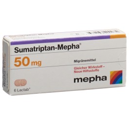 SUMATRIPTAN Mepha cpr pell 50 mg 6 pce