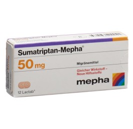 SUMATRIPTAN Mepha cpr pell 50 mg 12 pce