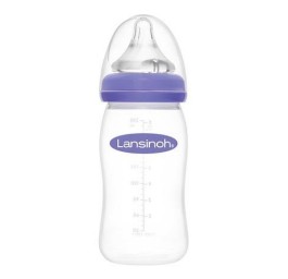 LANSINOH biberon à col large 240ml plastique