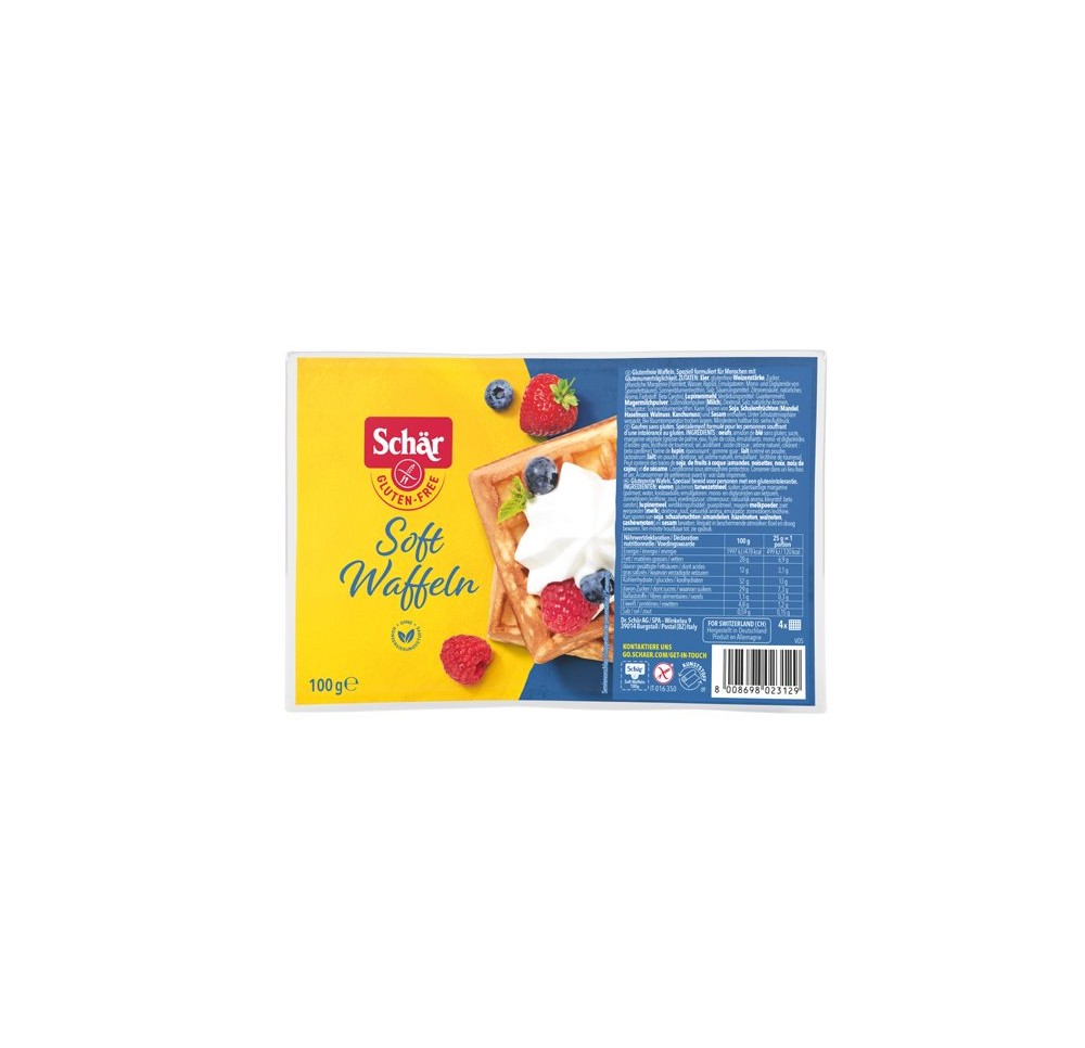SCHÄR Soft gaufrettes sans gluten 100 g