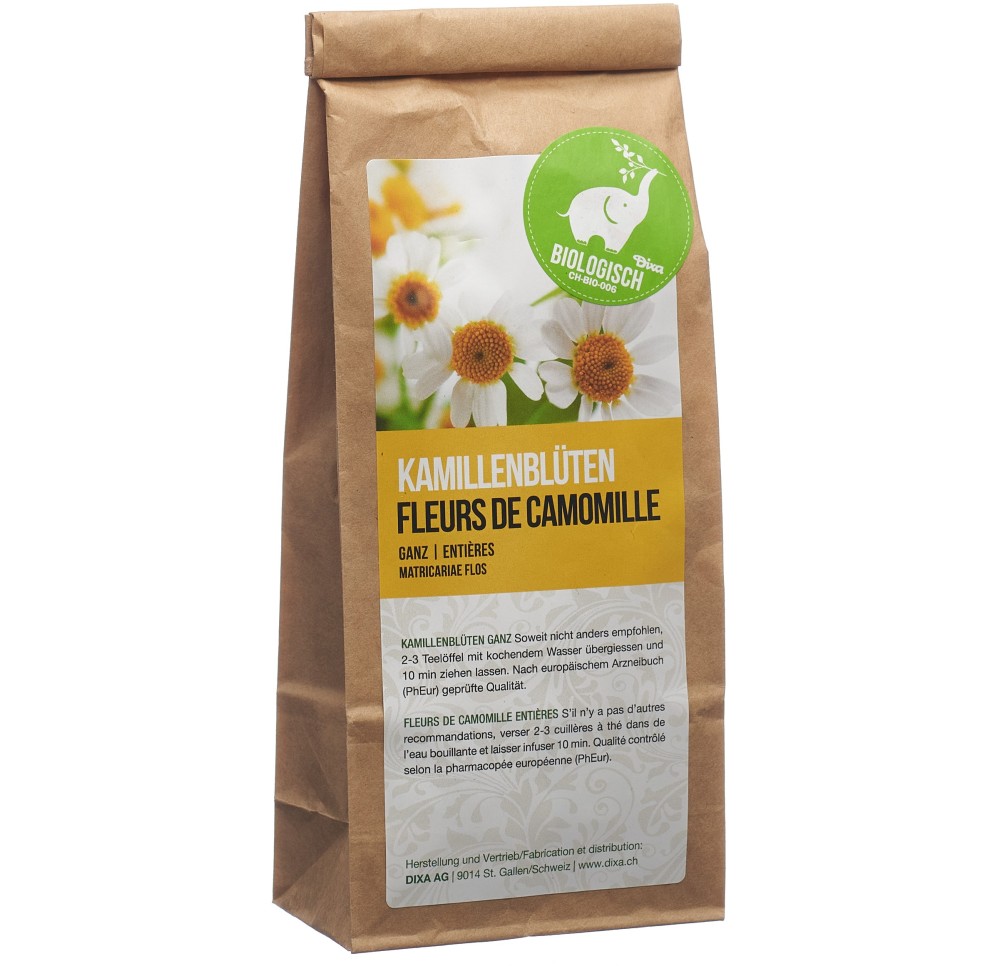 DIXA Camomilles fleurs PhEur BIO entières 60 g