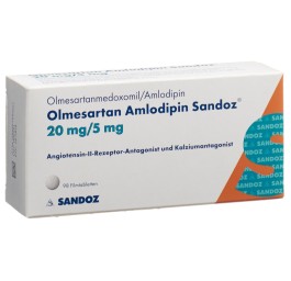 OLMESARTAN AMLODIPIN Sandoz 20/5 mg 98 pce