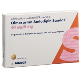 OLMESARTAN AMLODIPIN Sandoz 40/5 mg 28 pce