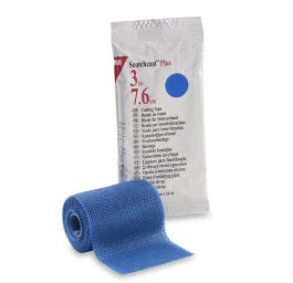 3M scotchcast plus 7.6cmx3.65m bleu 10 pce