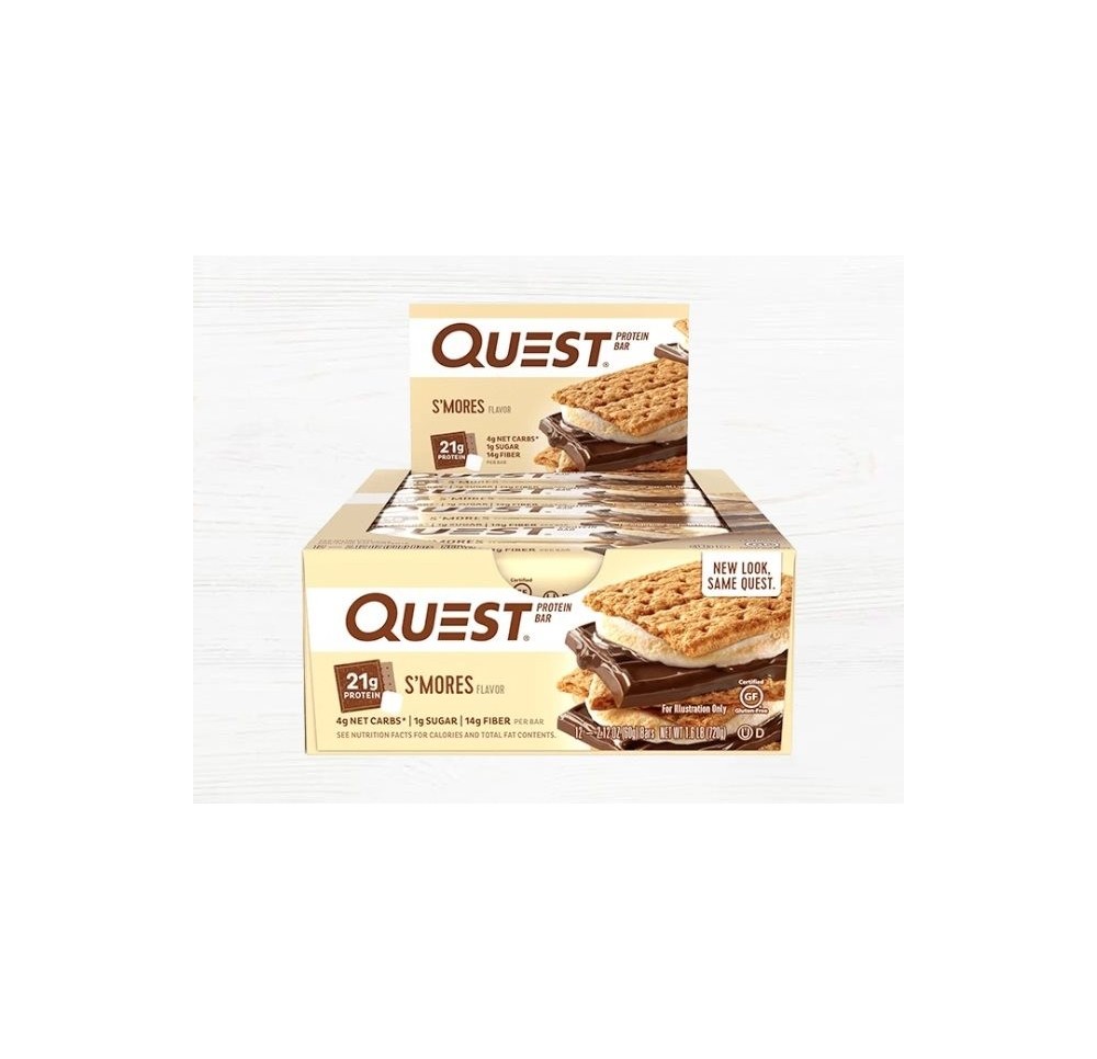 QUEST BAR barre S'mores 12 x 60 g