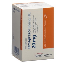 OMEPRAZOLE Spirig HC caps 20 mg bte 28 pce