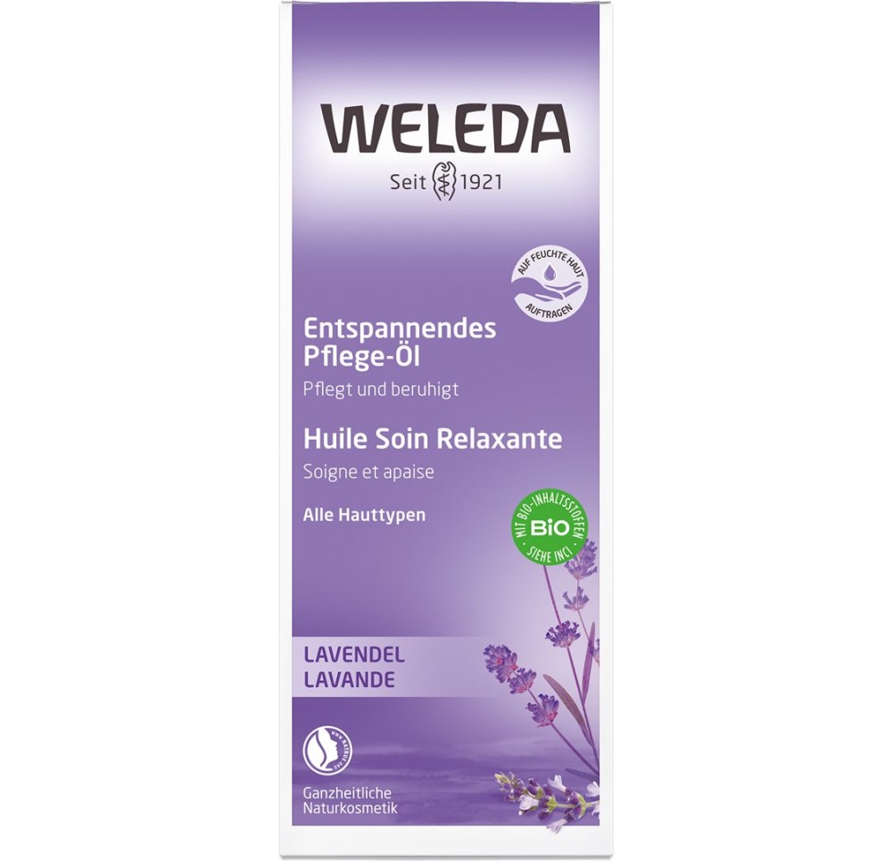 WELEDA huile soin relaxante lavande 100 ml WELEDA huile soin relaxante lavande 100 ml