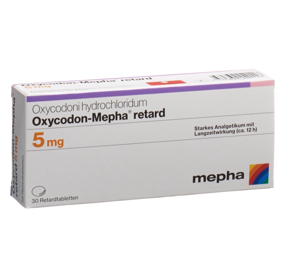 OXYCODON Mepha cpr ret 5 mg 30 pce OXYCODON Mepha cpr ret 5 mg 30 pce