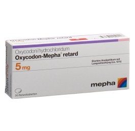 OXYCODON Mepha cpr ret 5 mg 30 pce