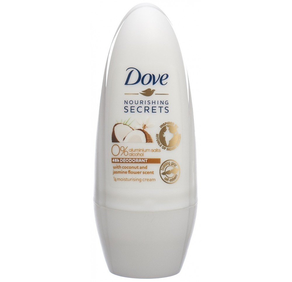 DOVE déo roll-on 0% cocos jasmin 50 ml