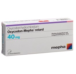 OXYCODON Mepha cpr ret 40 mg 30 pce
