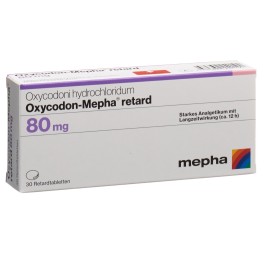 OXYCODON Mepha cpr ret 80 mg 30 pce