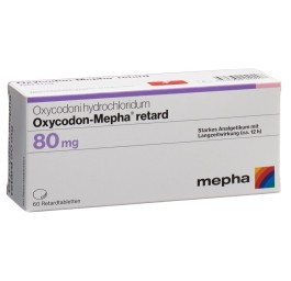 OXYCODON Mepha cpr ret 80 mg 60 pce