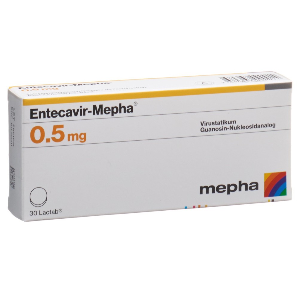 ENTECAVIR Mepha Lactab 0.5 mg 30 pce