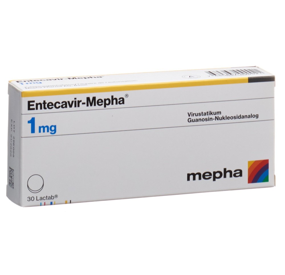 ENTECAVIR Mepha Lactab 1 mg 30 pce
