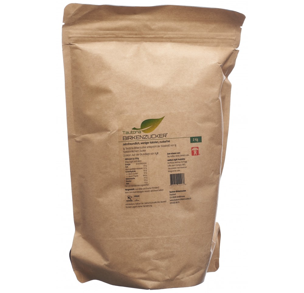 TAUTONA Birkenzucker/Xylit Nachfüllbeutel 2 kg